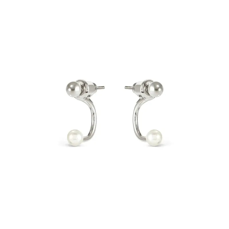 Nomination Fashion Era Earrings with Pearl, Sterling Silver