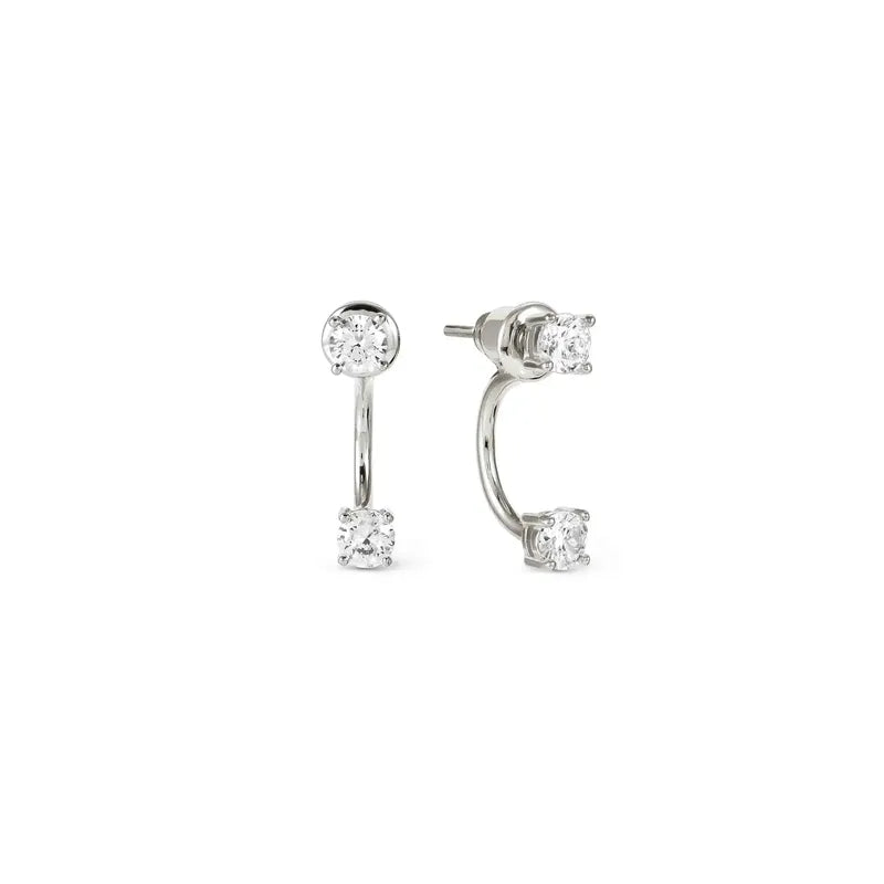 Nomination Fashion Era Large Earrings with Cubic Zirconia, Sterling Silver