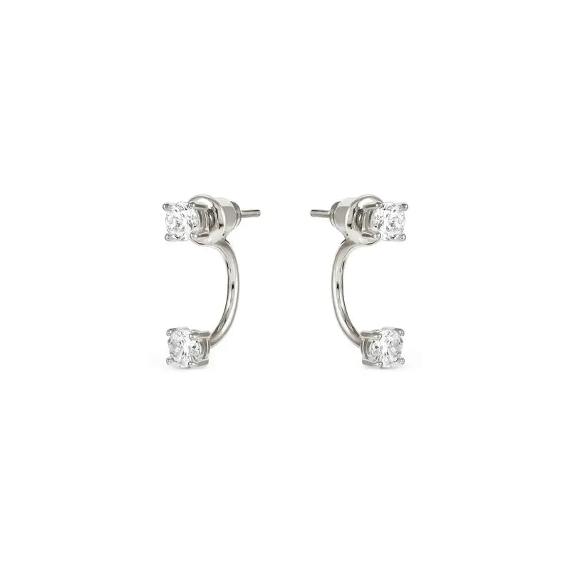 Nomination Fashion Era Large Earrings with Cubic Zirconia, Sterling Silver