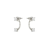 Nomination Fashion Era Large Earrings with Cubic Zirconia, Sterling Silver