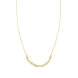 Nomination Fashion Era Necklace with 3 Bar & Cubic Zirconia, PVD Yellow Gold