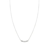 Nomination Fashion Era Necklace with Bar & Cubic Zirconia, Sterling Silver