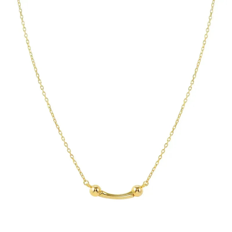 Nomination Fashion Era Necklace with Bar, PVD Yellow Gold