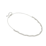 Nomination Fashion Era Necklace with Cubic Zirconia Pavé, Sterling Silver