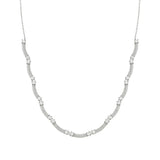 Nomination Fashion Era Necklace with Cubic Zirconia Pavé, Sterling Silver