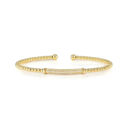 Nomination Fashion Era Semi-Grid Bracelet with Bar, PVD Yellow Gold