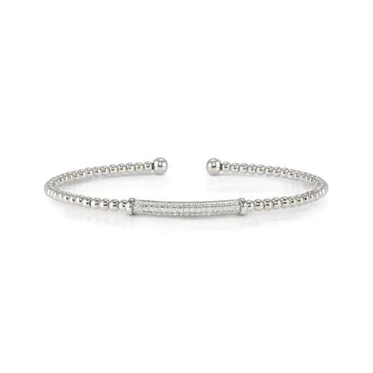 Nomination Fashion Era Semi-Grid Bracelet with Bar, Sterling Silver