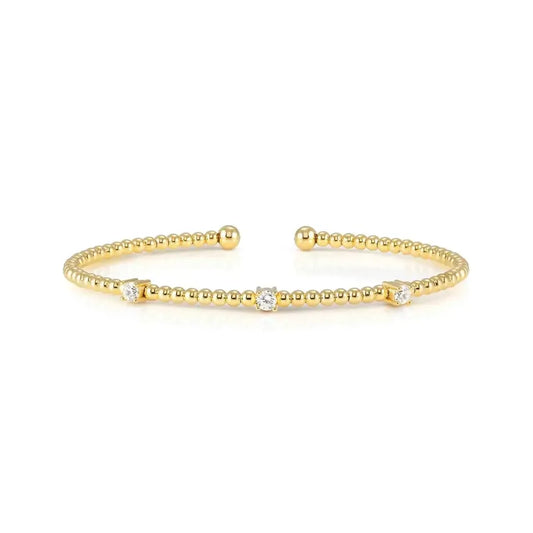 Nomination Fashion Era Semi-Grid Bracelet with Cubic Zirconia, PVD Yellow Gold