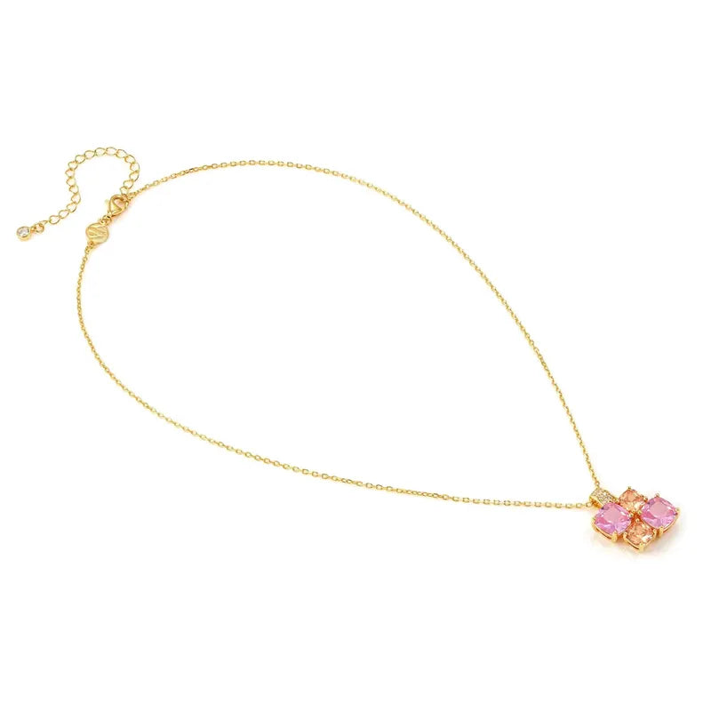 Nomination Gold Colour Wave Aurora Cubic Zirconia Pendant Necklace