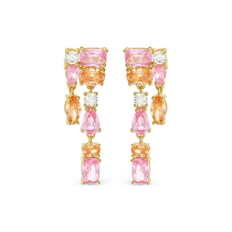 Nomination Gold Colour Wave Aurora Multi-Color Drop Earrings