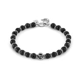 Nomination Instinct Bracelet, Virgo, Lava Stone, Stainless Steel