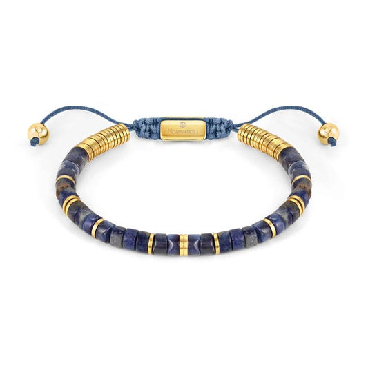 Nomination Instinct Style Bracelet, Sodalite Stone, Gold, Stainless Steel