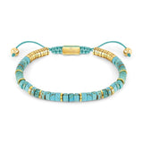 Nomination Instinct Style Bracelet, Veined Turquoise Stone, Stainless Steel