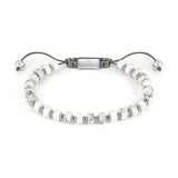 Nomination Instinct Style Bracelet, White Turquoise Stone, Stainless Steel