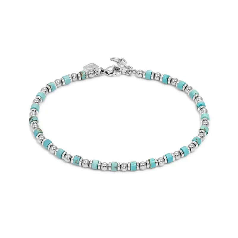 Nomination Instinct Style Sea Ed Ankle Bracelet, Turquoise, Stainless Steel