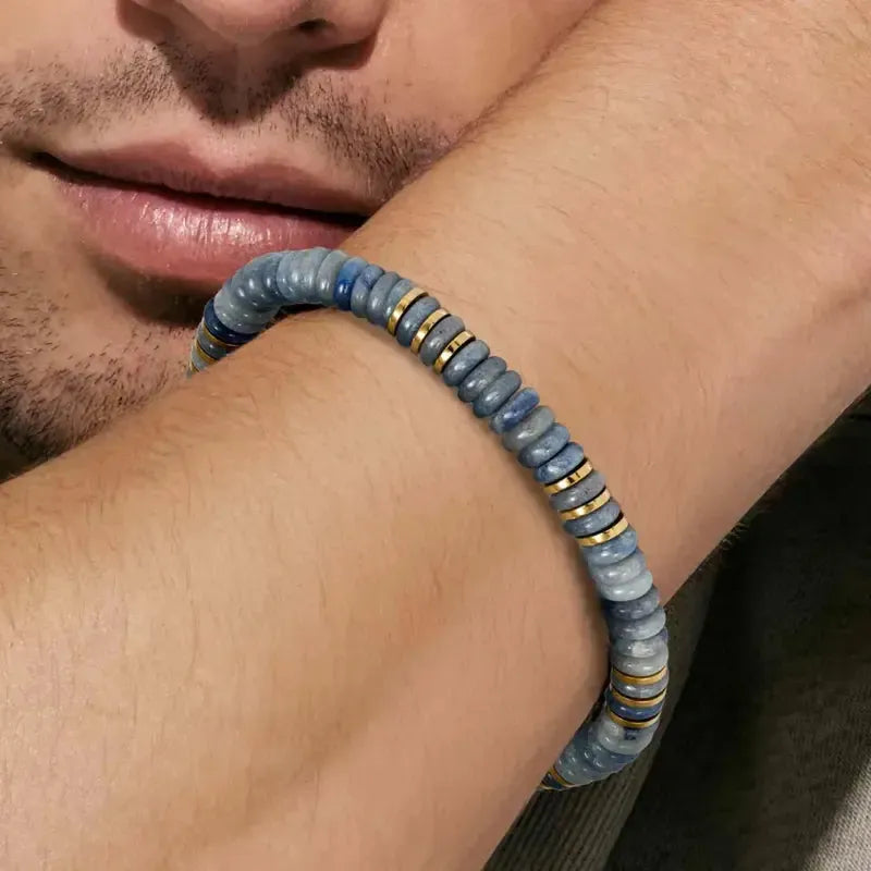 Nomination Instinctstyle Infinity Bracelet, Yellow PVD, Turquoise Stones