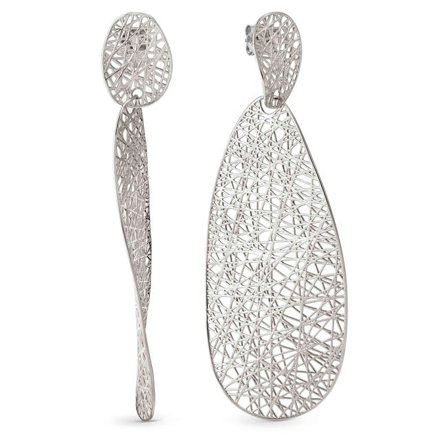 Nomination Leaf of Light Silver Earrings