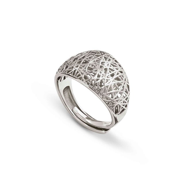 Nomination Leaf of Light Filigree Ring
