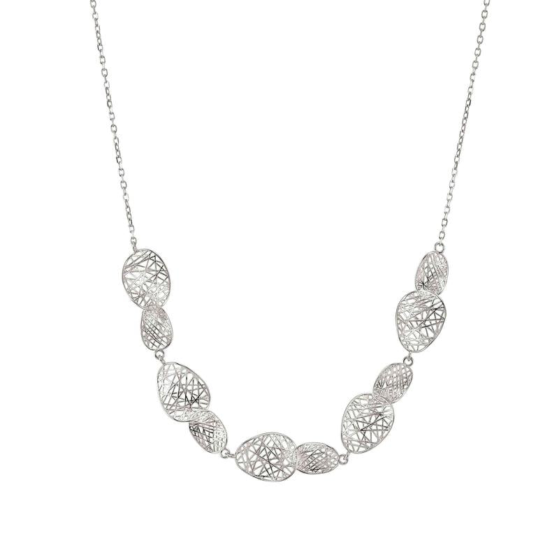 Nomination Leaf of Light Necklace, Central Bib with Ovals