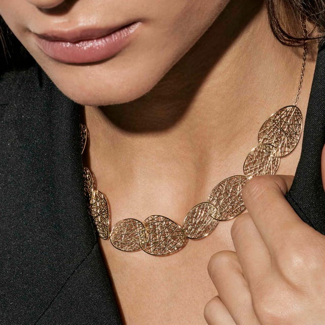 Nomination Leaf of Light Silver Necklace