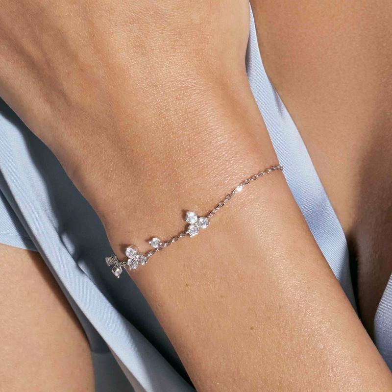 Nomination Life Bouquet Silver Bracelet with Cubic Zirconia