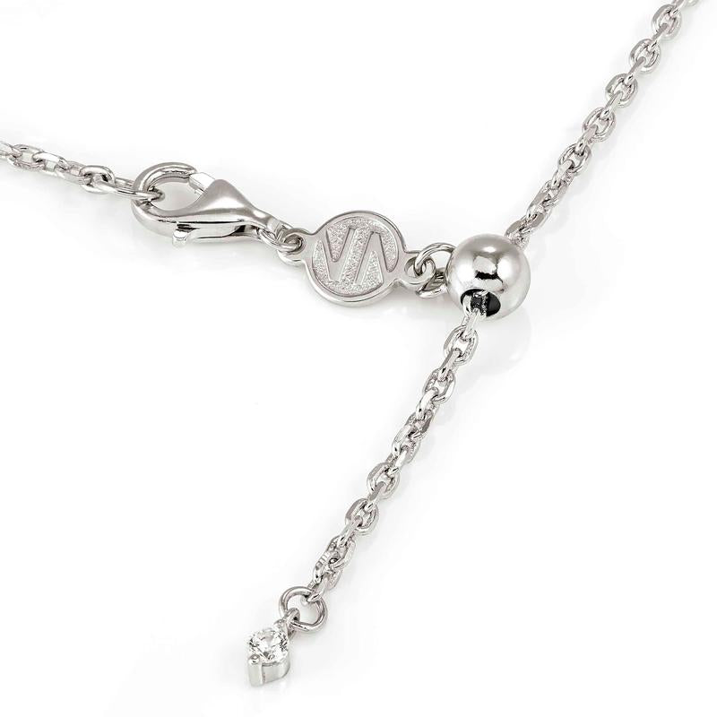 Nomination Life Bouquet Silver Cubic Zirconia Flower Cluster Necklace