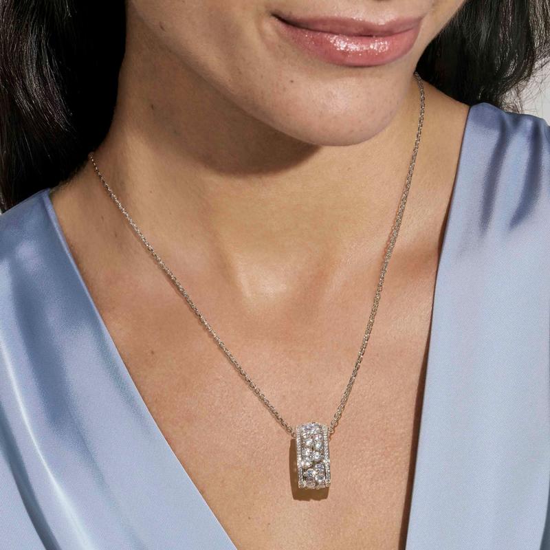Nomination Life Bouquet Silver Cubic Zirconia Necklace