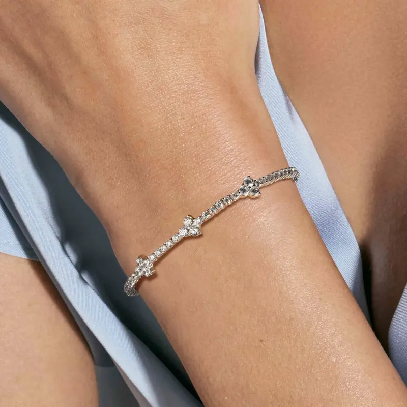 Nomination Life Bouquet Silver Tennis Bracelet