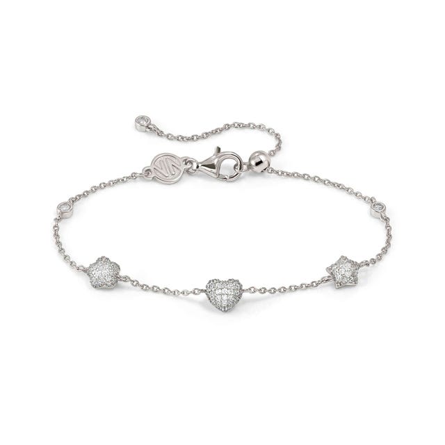 Nomination Life Poetry Silver Bracelet White CZ