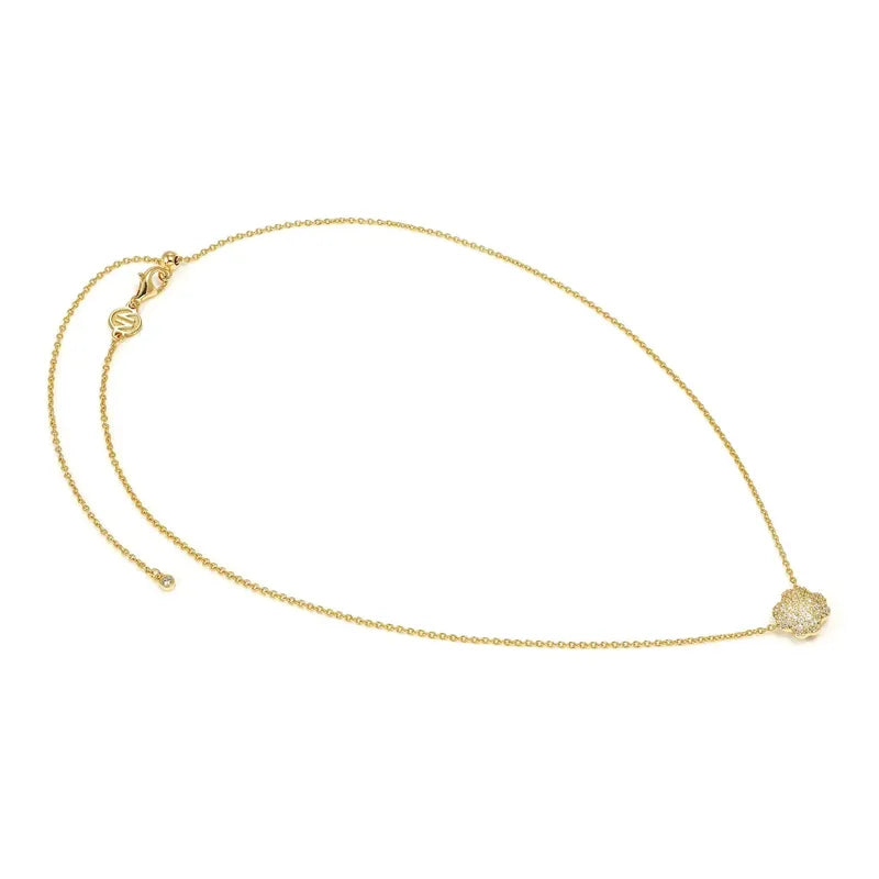 Nomination LifePoetry Gold Necklace with Rounded 4-Leaf Clover