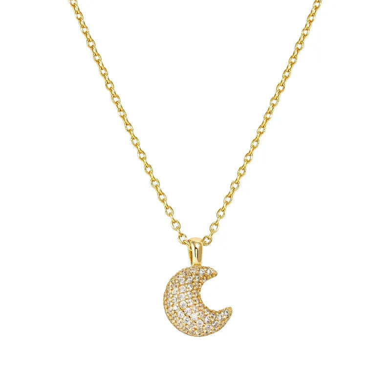 Nomination LifePoetry Gold Necklace with Rounded Moon