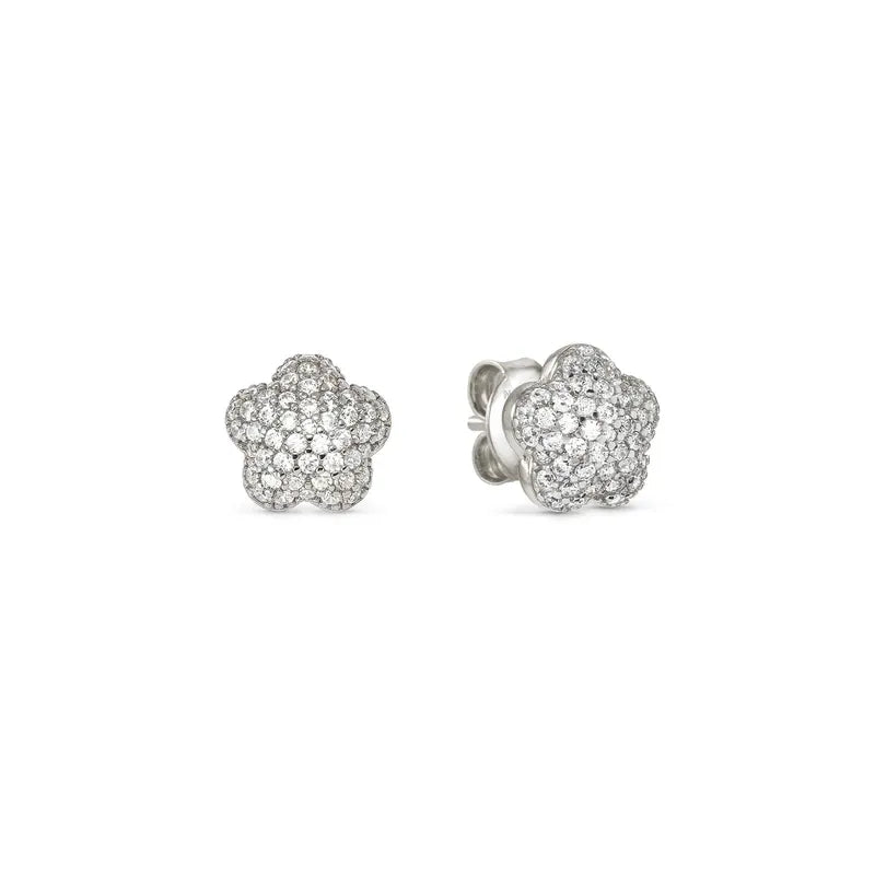Nomination LifePoetry Silver Earrings with Rounded Flower