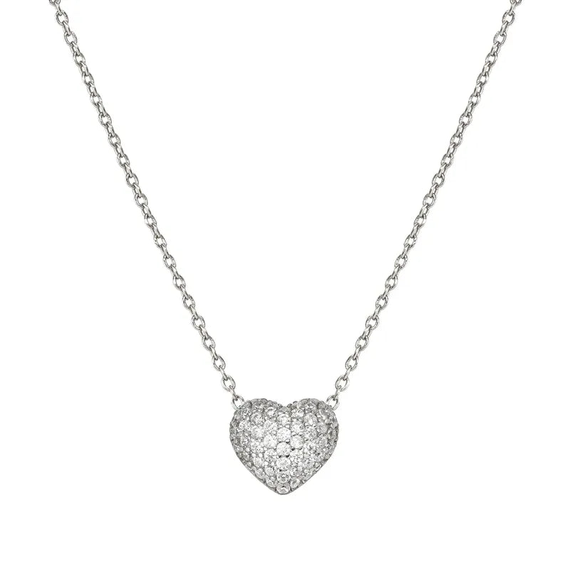 Nomination LifePoetry Silver Heart Necklace with Cubic Zirconia