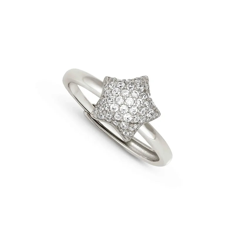 Nomination LifePoetry Silver Ring with Rounded Star