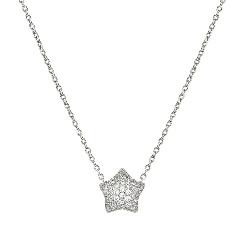 Nomination LifePoetry Silver Star Necklace with Cubic Zirconia