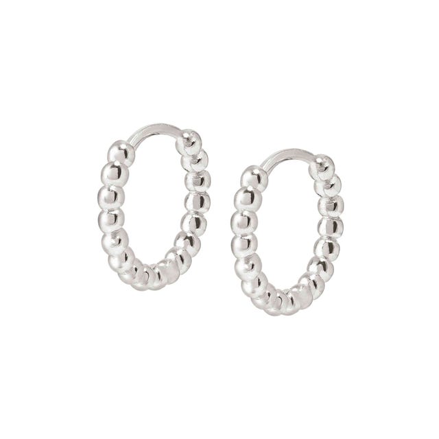 Nomination Lovecloud Earrings, Circle, Cubic Zirconia, Silver
