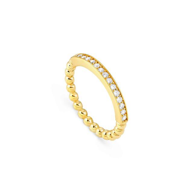 Nomination Lovecloud Ring, Cubic Zirconia, 24K Gold
