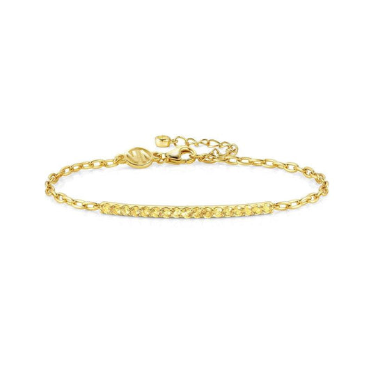 Nomination Lovelight Bracelet, White Cubic Zirconia, 18K Gold
