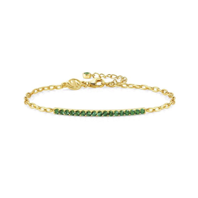 Nomination Lovelight Bracelet With Green Stones