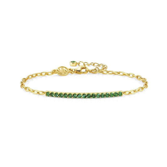 Nomination Lovelight Bracelet With Green Stones