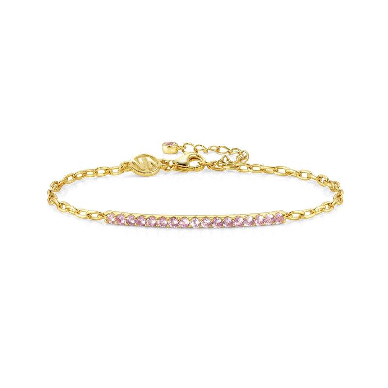 Nomination Lovelight Bracelet With Pink Stones