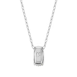 Nomination Lovelight Necklace, Oval, Multicolour Cubic Zirconia, Silver