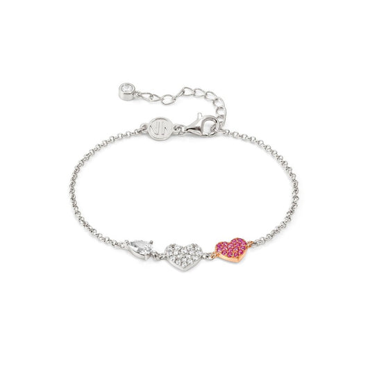 Nomination Lucentissima Heart Bracelet, Pear-Shape & Stone Pavé