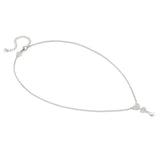 Nomination Lucentissima Necklace, Heart, Pear-Shape Pendant, White Cubic Zirconia, Silver