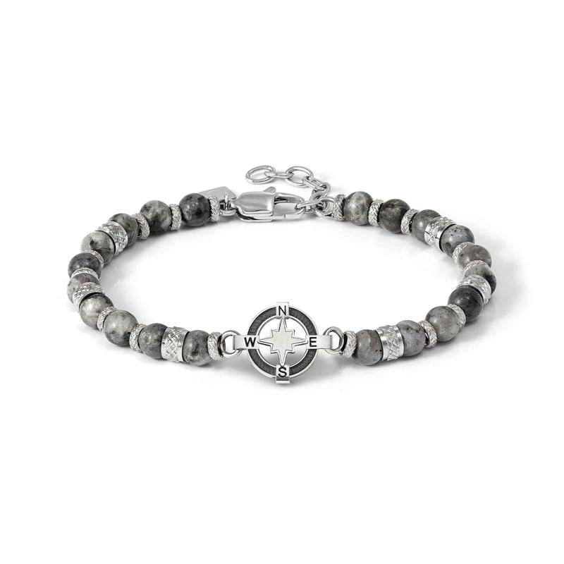 Nomination ManVision Bracelet, Wind Rose and Natural Stones