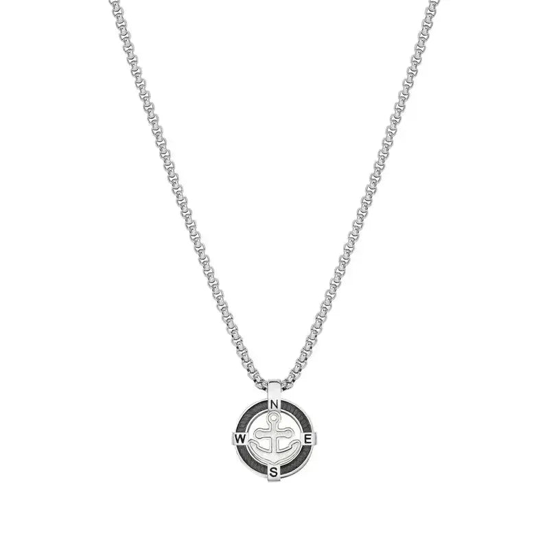 Nomination ManVision Stainless Steel Anchor Necklace