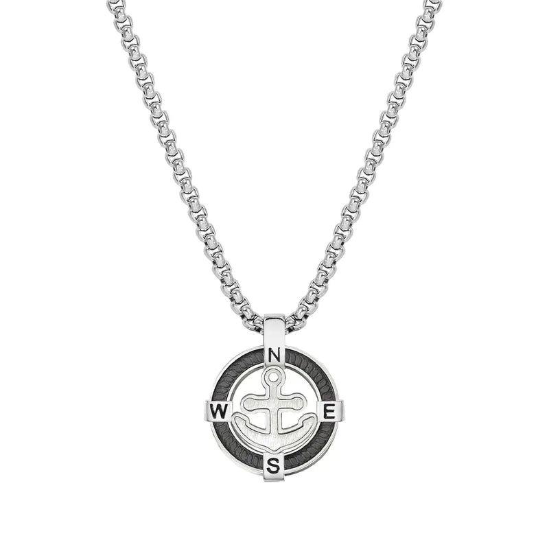 Nomination ManVision Stainless Steel Anchor Necklace