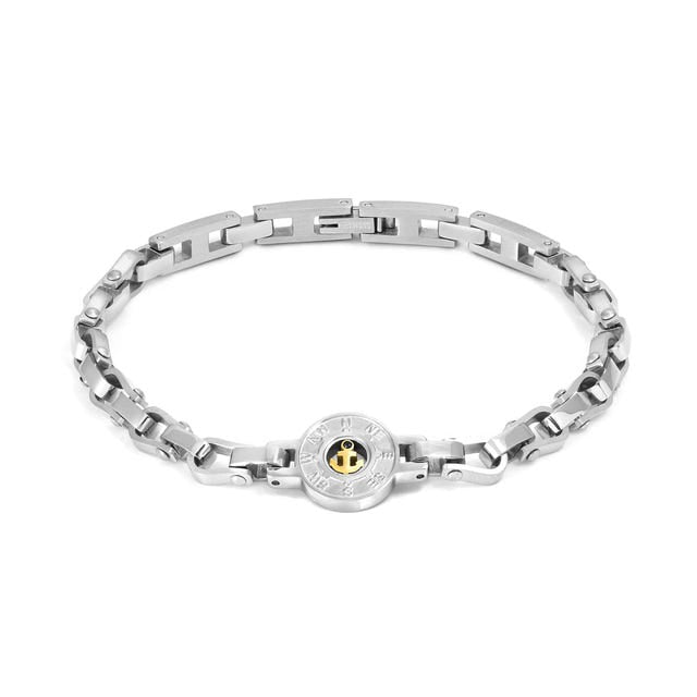 Nomination Manvision Bracelet, Anchor, Yellow PVD, Stainless Steel