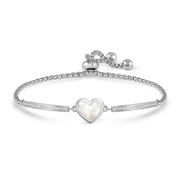 Nomination Milleluci Bracelet, Heart, Mother-of-Pearl - Steel