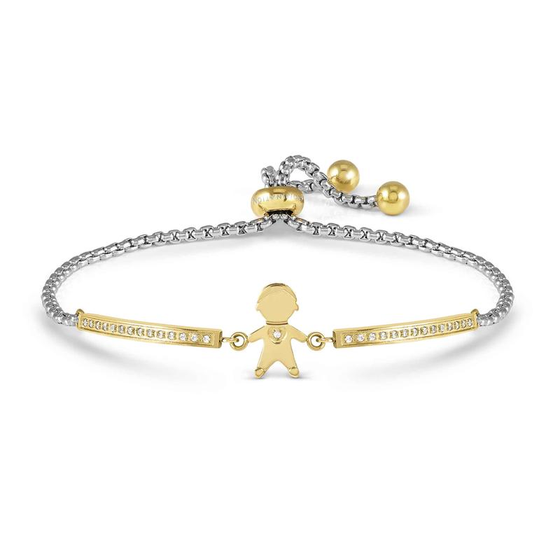 Nomination Milleluci Refined Gold Boy CZ Bracelet